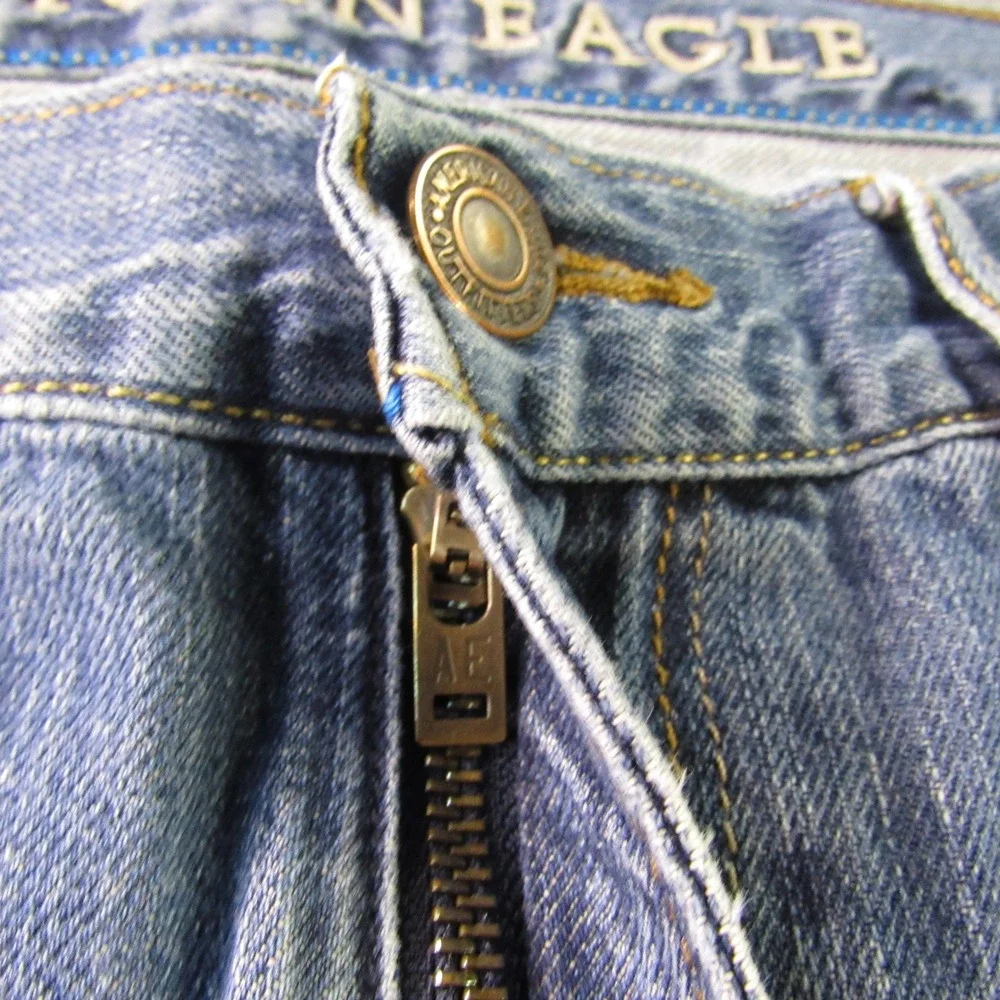 American Eagle Jeans Mens 34x34 Blue  Original‎ Boot Medium Wash Bootcut Denim